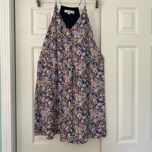 LOFT Multicolor Floral Dress